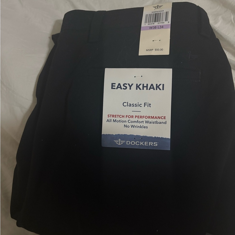 Dockers Classic Fit Black Pants